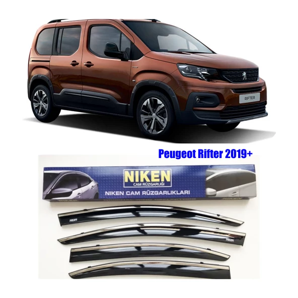 Peugeot Rifter Kromlu Cam Rüzgarlığı Niken 2019+ sonrası uyumlu