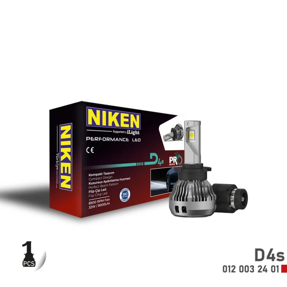 D4S Led Xenon Far Ampulü Pro (1 Ad) Niken