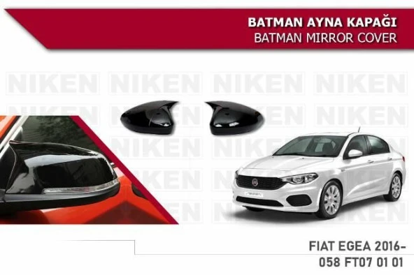 Fiat Egea Sedan-Hb Yarasa Ayna Kapağı 2016 sonrası modeller Niken