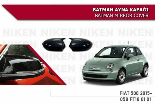 Fiat 500-500L Yarasa Ayna Kapağı 2013-2020 arası modeller Niken