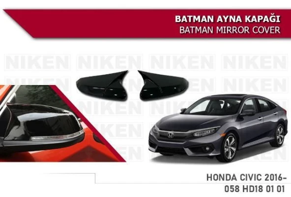 Honda Civic fc5 Yarasa Ayna Kapağı 2016-2021 arası modeller