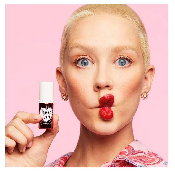 Benefit Cosmetics Love Tint - Likit Renklendirici Allık Ve Ruj - Resim 4