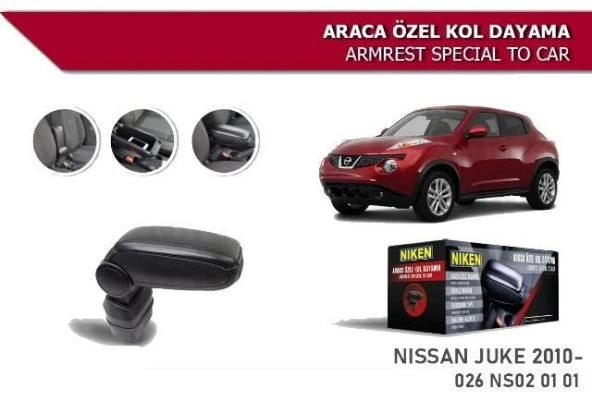 Nissan Juke Araca Özel Kol Dayama Kolçak 2010 ve sonrası Niken
