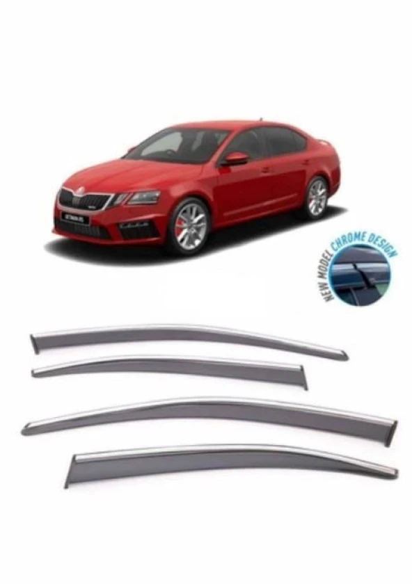 Skoda Octavia Kromlu Cam Rüzgarlığı 2013-2019 arası Sunplex