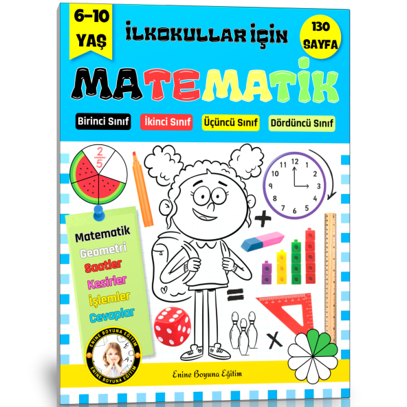 İlkokullar İçin Matematik Kitabı (1. Sınıftan 4. Sınıfa Kadar) ürün görseli 1