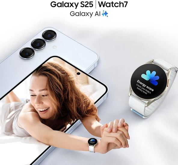 SAMSUNG Galaxy S25 12/256GB Akıllı Telefon Buz Mavisi - 5