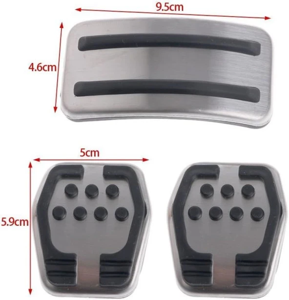 Ford Focus manuel pedal seti geçmeli tip mk2-mk3 modellerine uyumlu - Resim 2