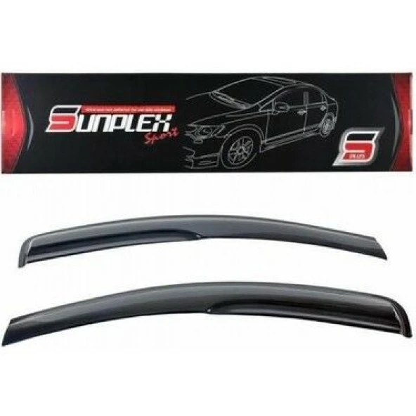 Ford Courier Mugen Cam Rüzgarlığı 2014 sonrası 2'li Sunplex - Resim 3