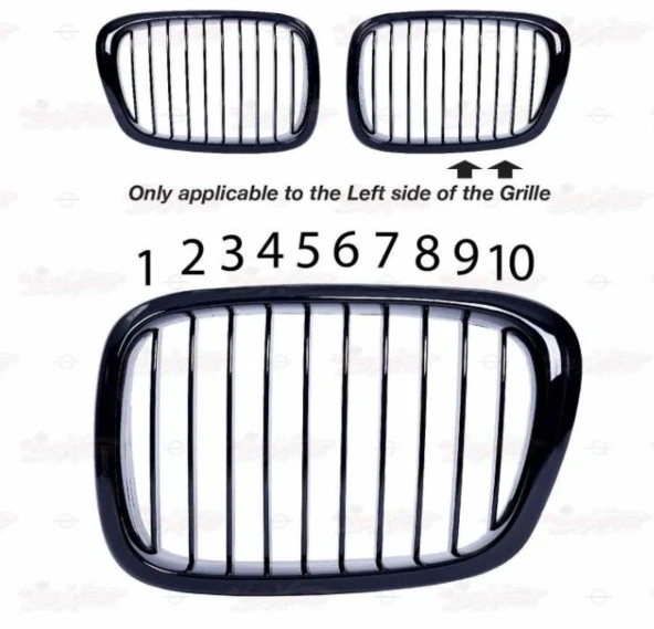 Bmw 5 serisi e39 M Panjur Böbrek Şeridi 1995-2003 arası - 2