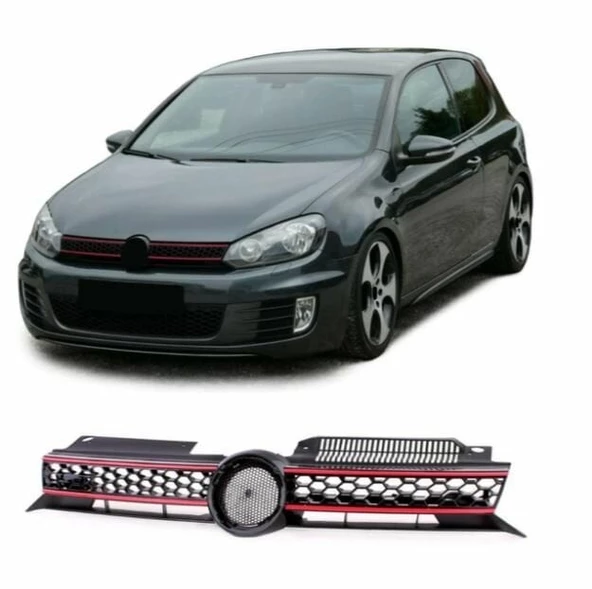 Vw Golf 6 Gti ön panjur ızgara 2009-2013 Arası - 3