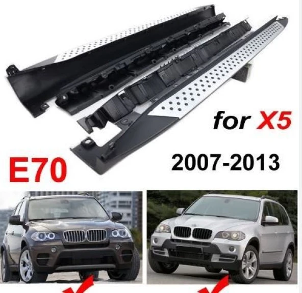 Bmw x5 e70 yan basamak koruma 2007-2014 oem tip - 7