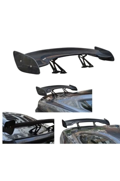 Dtm Bagaj Üstü Spoiler Karbon Metal Ayaklı Üniversal - 1