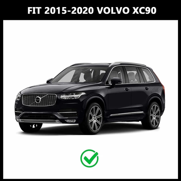 Volvo Xc90 siyah yan basamak 2018 sonrası oem model - 2
