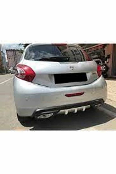 Peugeot 208 uyumlu üniversal difüzör Gri 2012 ve sonrası modeller - 3