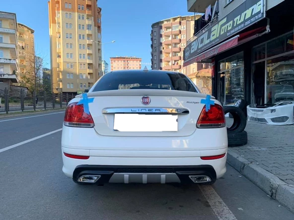 Fiat Linea uyumlu üniversal difüzör Gri tüm modeller