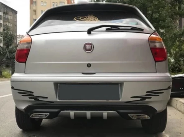Fiat Palio uyumlu üniversal difüzör Siyah tüm modeller - 3