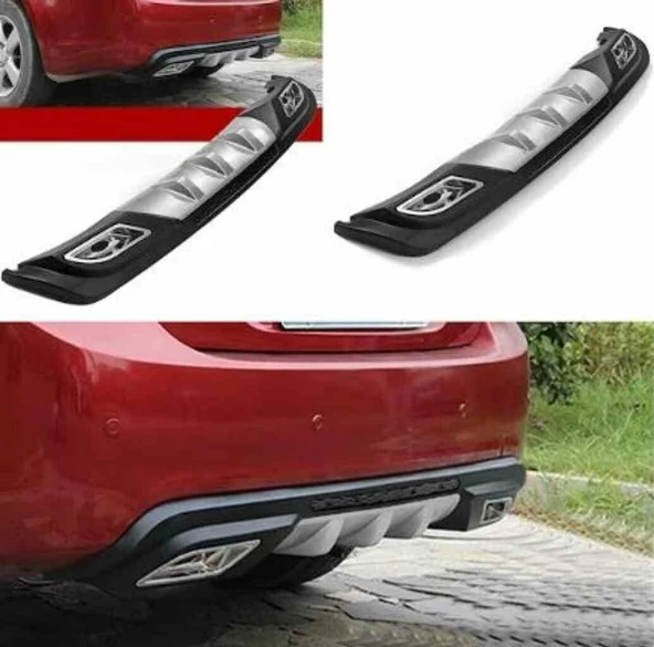 Fiat Albea uyumlu üniversal difüzör Gri tüm modeller - 8