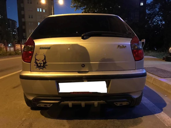 Fiat Palio uyumlu üniversal difüzör Siyah tüm modeller