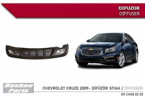 Chevrolet Cruze difüzör Gri 2009 ve sonrası modeller uyumlu - 3