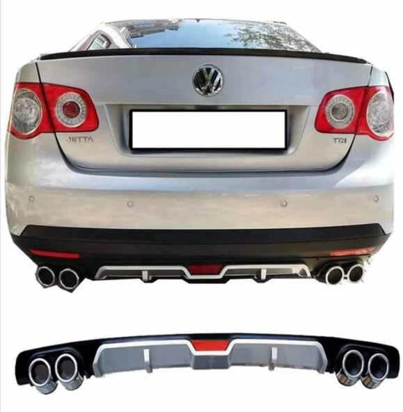 Vw Jetta Mk5 uyumlu üniversal difüzör Gri 2005-2010 arası