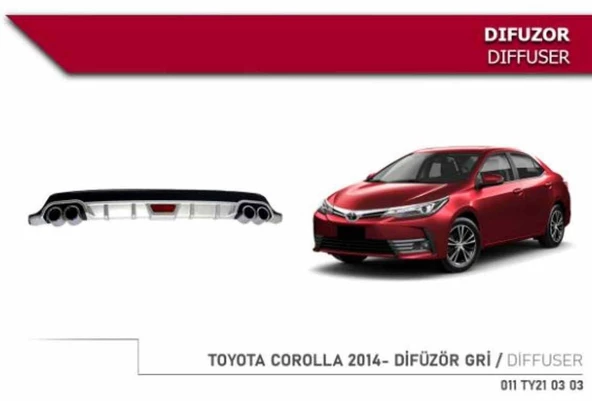 Renault Clio 4 uyumlu arka tampon altı difüzör Siyah 2012-2019 arası - 6