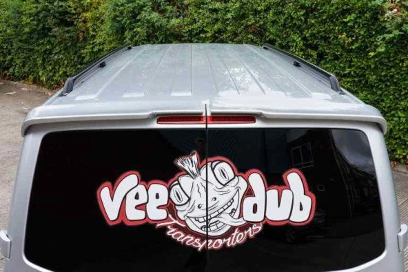 Vw Transporter T6 boyalı spoiler (Pianoblack) 2015 sonrası (2 bagaj kapılı)) - 3