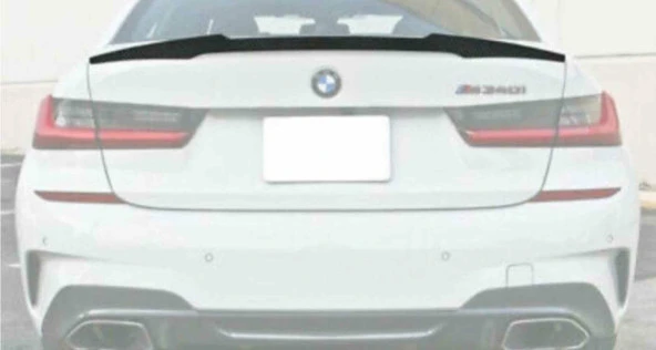 Bmw G20 spoiler boyalı (Pianoblack) 2019 sonrası - 2