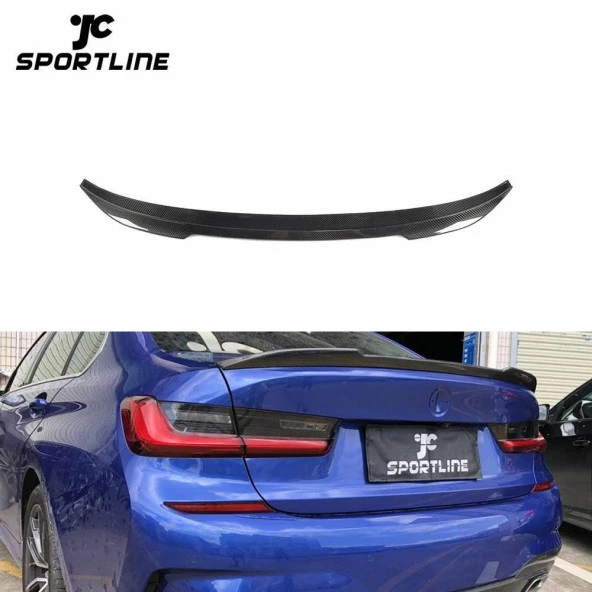 Bmw G20 spoiler boyalı (Pianoblack) 2019 sonrası - 3