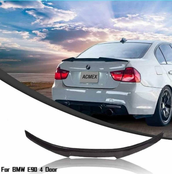 Bmw E90 M4 boyalı spoiler (Pianoblack) 2005-2012 arası - 2