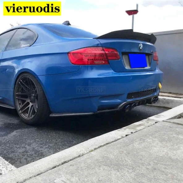 Bmw E92 coupe psm boyalı spoiler (Pianoblack) 2005-2012 arası