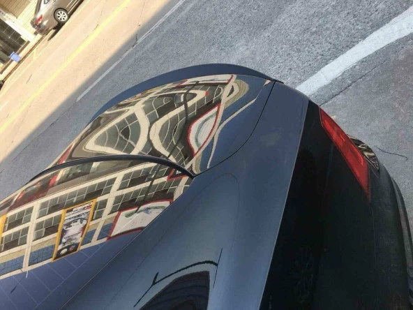 Volvo S90 spoiler (Pianoblack) 2016-2020 arası - 3