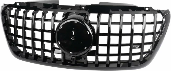 Mercedes Sprinter w907 gtr ön panjur ızgara seti krom-siyah 2019 sonrası - 4