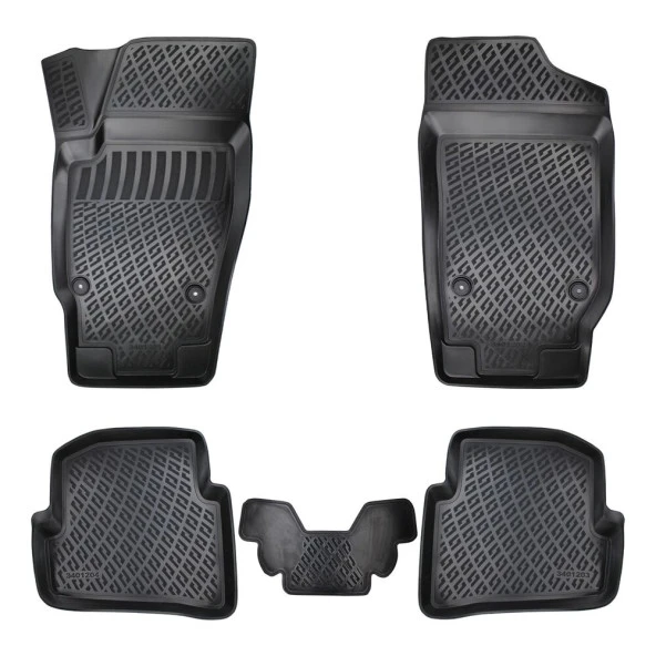 Vw Polo 9N 3D havuzlu paspas 2002-2009 arası Rizline