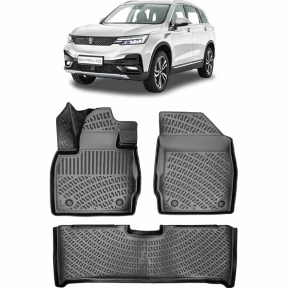 Skywell Et5 3D havuzlu paspas 2021 sonrası Rizline ürün görseli