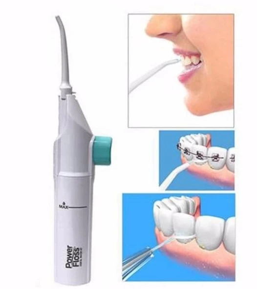 Portatif Tasarım Power Floss Mekanik Diş Ve Ağız Temizleme Aleti - 2