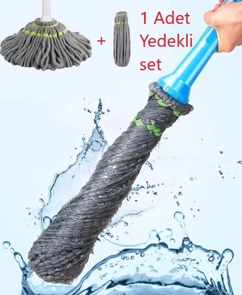 Pratik Kendinden Sıkmalı Bükümlü Paspas Yedekli - 2