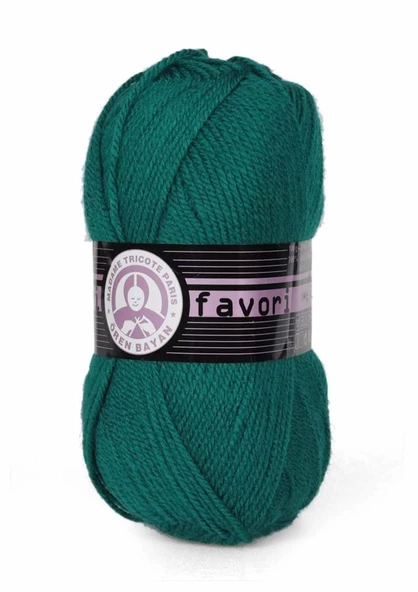 Ören Bayan Favori Örgü İpi - Petrol Yeşili - 1 Adet - ( Renk Kodu : 105 )