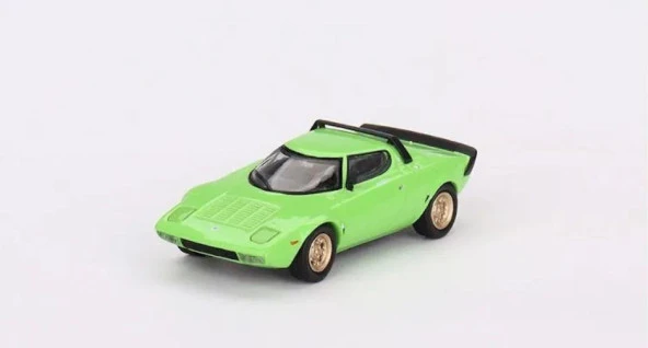 Mini GT 625 Lancia Stratos HF Stradale Verde Chiaro LHD Model Araba