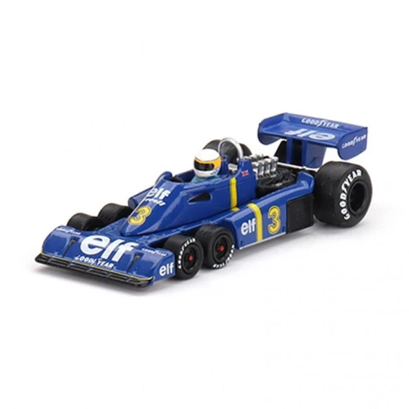 Mini GT 583 Tyrrell P34 #3 Jody Scheckter 1976 Swedish GP Winner Model Araba