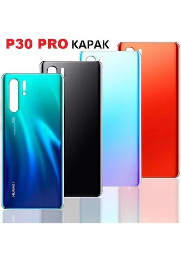 Huawei P30 Pro Arka Pil Batarya Kapağı (Siyah)