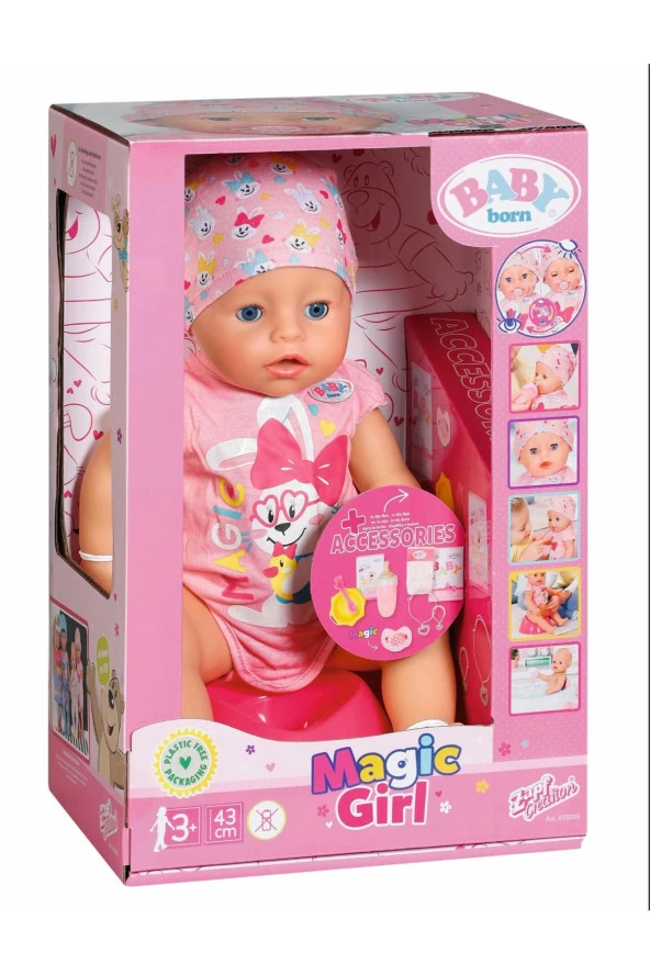 Zapf Creation Baby Born Magic Girl Bebeği 835005