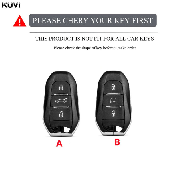 Peugeot Opel Cıtroen 2008 3008 5008 308 408 508 Tpu Deri Anahtar Kılıf - Resim 4