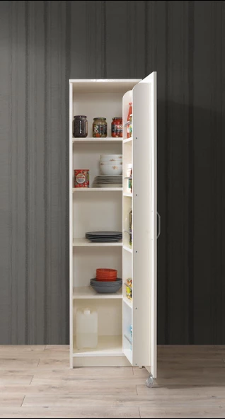 Çok Amaçlı Tekli Kiler Erzak Dolabı 45x52x180cm - 2