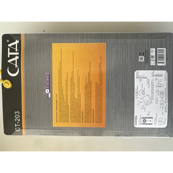 Ct-203 çift butonlu kablosuz zil - 2