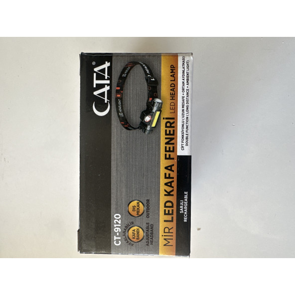 Ct-9120 şarjlı kafa lambası ledli