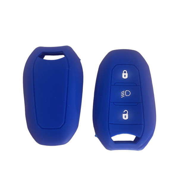 Peugeot Opel Cıtroen 2008 3008 5008 308 208 Silikon Anahtar Kılıf(MAVİ) ürün görseli