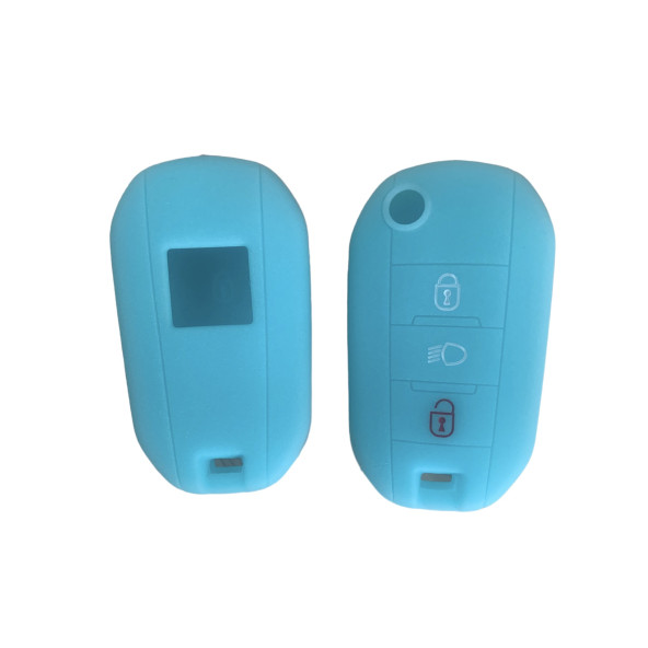 Peugeot Cıtroen Opel Silikon Anahtar Kılıf (YEŞİL) - Resim 2