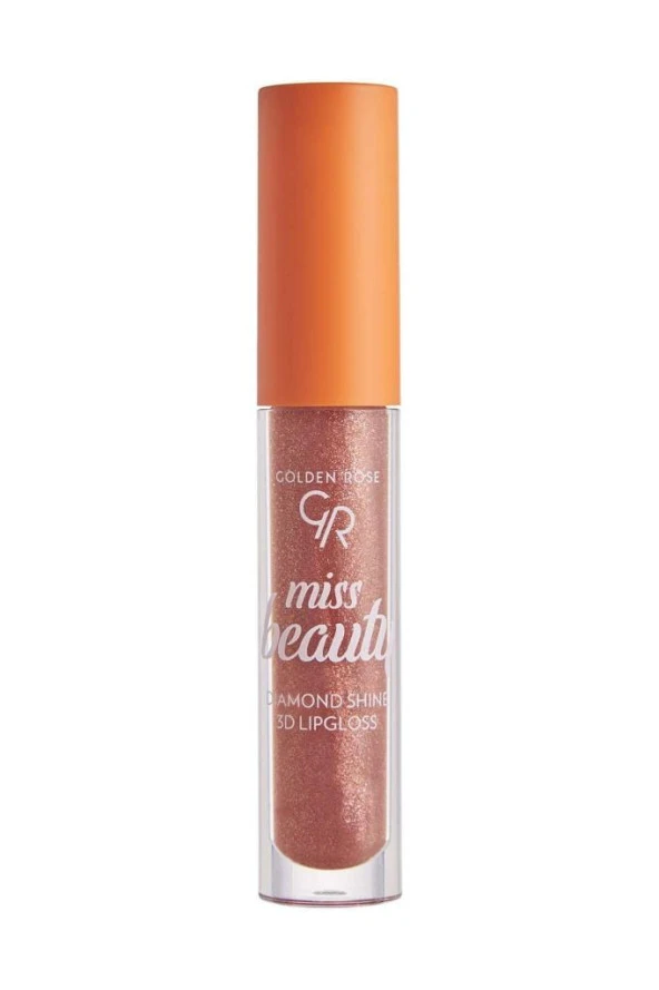 Golden Rose Miss Beauty Diamond Shine 3d Lipgloss No:03 Sunkissed - Işıltılı Dudak Parlatıcısı