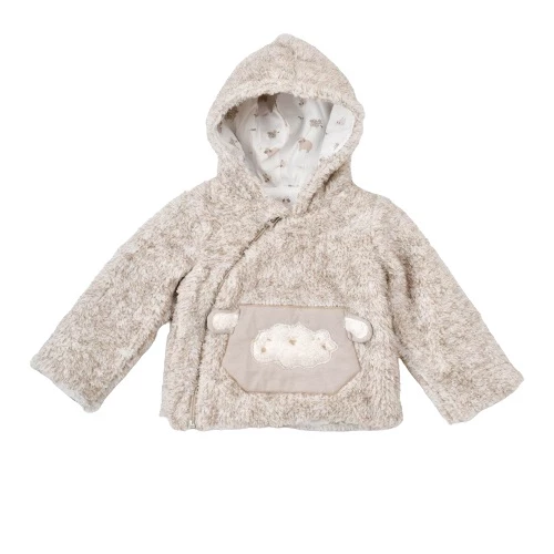 Bibaby Biorganic Curly Sheep Welsoft Hırka 61435 Bej