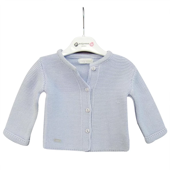 Andywawa AC24333 Basic Bebe Ceket Blue